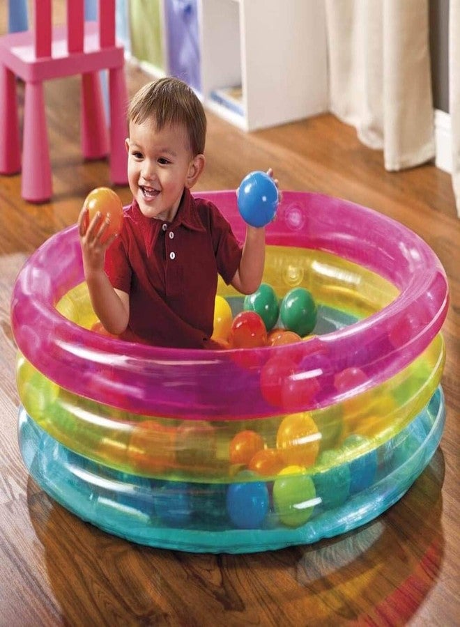VWretails Classic 3-Ring Baby Ball Pit Inflated Size: 34" x 10"(86.36cm x 25.4cm) Age Grade: 3 Years - Image 1
